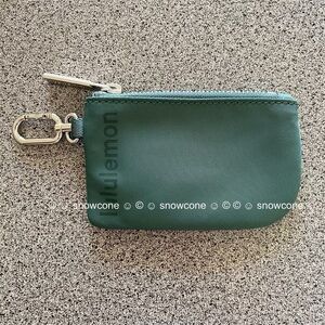 New Lululemon Pouch / Card / Coin Case *Medium Forest Green